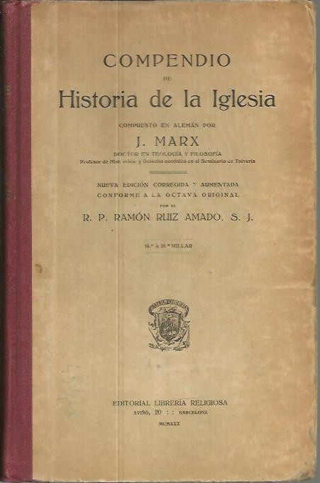 COMPENDIO DE HISTORIA DE LA IGLESIA.