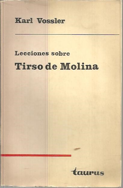 LECCIONES SOBRE TIRSO DE MOLINA.