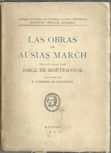 LAS OBRAS DE AUSIAS MARCH.