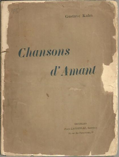 CHANSONS D'AMANT.