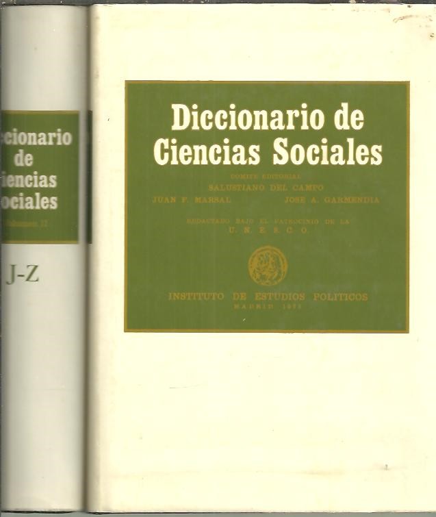 DICCIONARIO DE CIENCIAS SOCIALES.