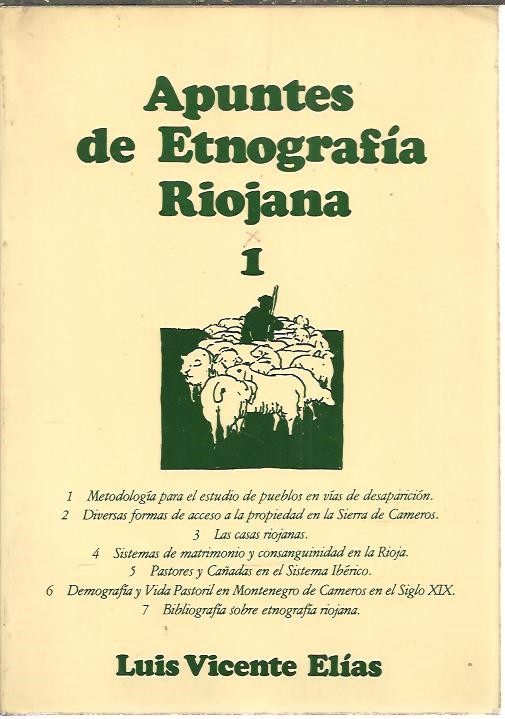 APUNTES DE ETNOGRAFIA RIOJANA.