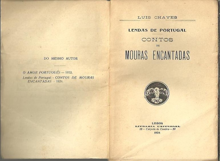 LENDAS DE PORTUGAL. CONTOS DE MOURAS ENCANTADAS.