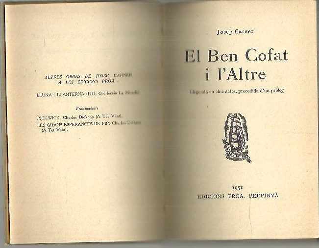 EL BEN COFAT I L'ALTRE.
