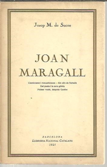 JOAN MARAGALL.