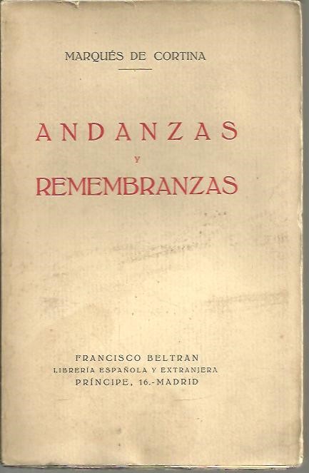 ANDANZAS Y REMBRANZAS.