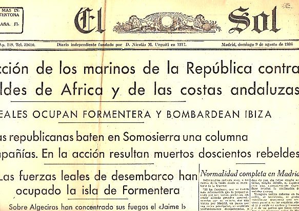 EL SOL. AÑO XX. N. 5918. 9-AGOSTO-1936.