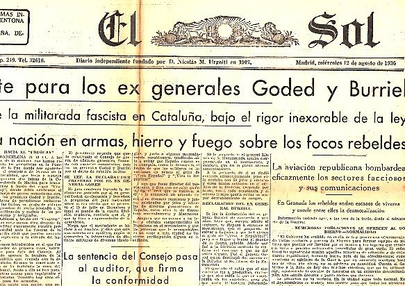 EL SOL. AÑO XX. N. 5920. 12-AGOSTO-1936.
