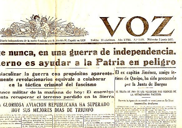 LA VOZ. AÑO XVIII. N. 5131. 2-JUNIO-1937.