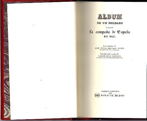 ALBUM DE UN SOLDADO DURANTE LA CAMPAÑA DE ESPAÑA EN 1823.