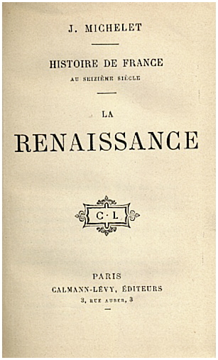 REVOLUTION FRANÇAISE. IX. LA RENAISSANCE.
