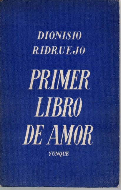 PRIMER LIBRO DE AMOR.