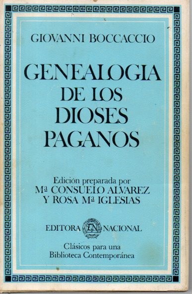 GENEALOGIA DE LOS DIOSES PAGANOS.