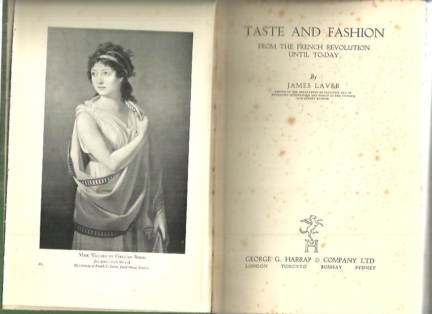 TASTE AND FASHION. FROM THE FRENCH REVOLUTION UNTIL TODAY.