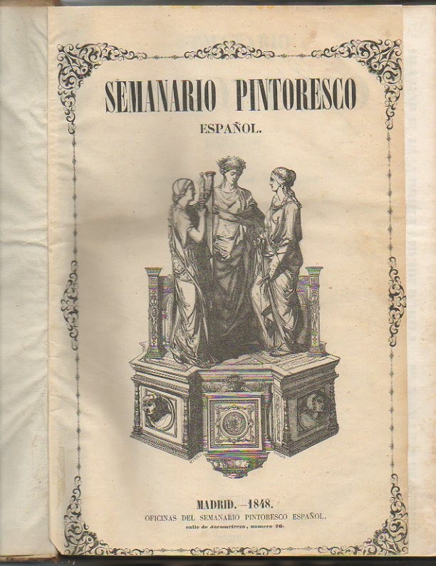 SEMANARIO PINTORESCO ESPAOL. N. 1-53. 2 DE ENERO DE 1848 A 31 DE DICIEMBRE DE 1848.