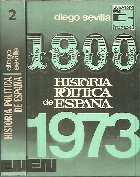 HISTORIA POLITICA DE ESPAA. (1800 - 1973).