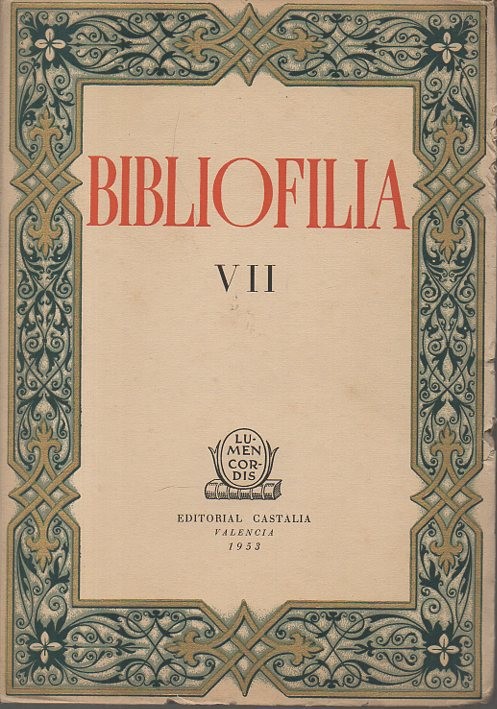 BIBLIOFILIA. VII.