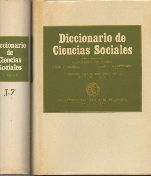 DICCIONARIO DE CIENCIAS SOCIALES.