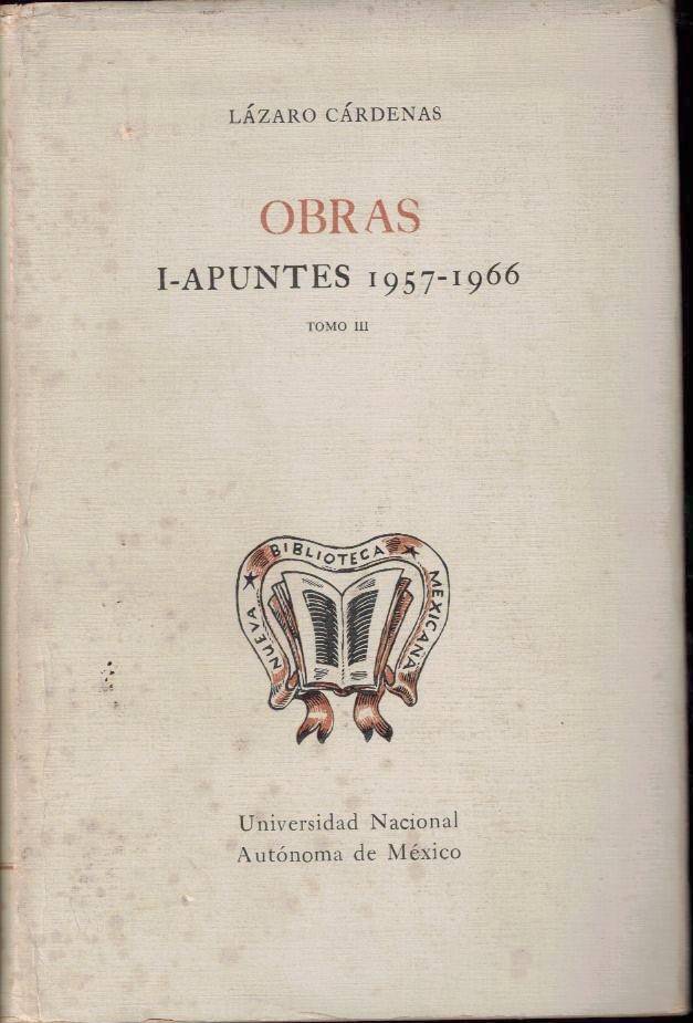 OBRAS. I. APUNTES. 1957-1966. TOMO III.