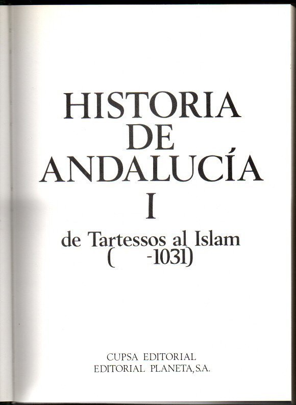 HISTORIA DE ANDALUCIA.