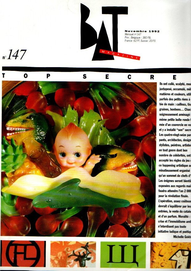 BAT. BON A TIRER. L'AVENTURE DE LA COMMUNICATION.  N. 147. NOVEMBRE. 1992. TOP SECRET.