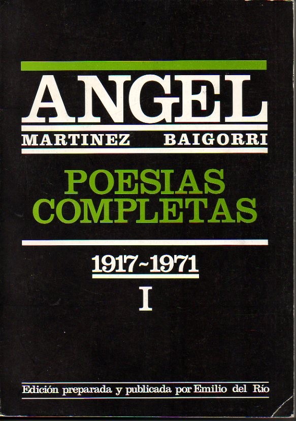 POESIAS COMPLETAS. 1917-1971.